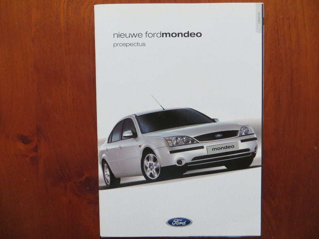Ford Mondeo (jan. 2001) met 2 bijlagen: prijslijsten, Ophalen of Verzenden, Nieuw, Ford
