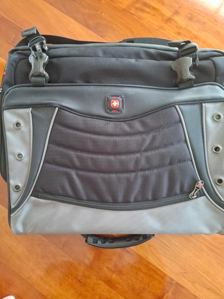 SwissGear Laptoptas / Aktetas - Zwart/Grijs, Ophalen, Zo goed als nieuw