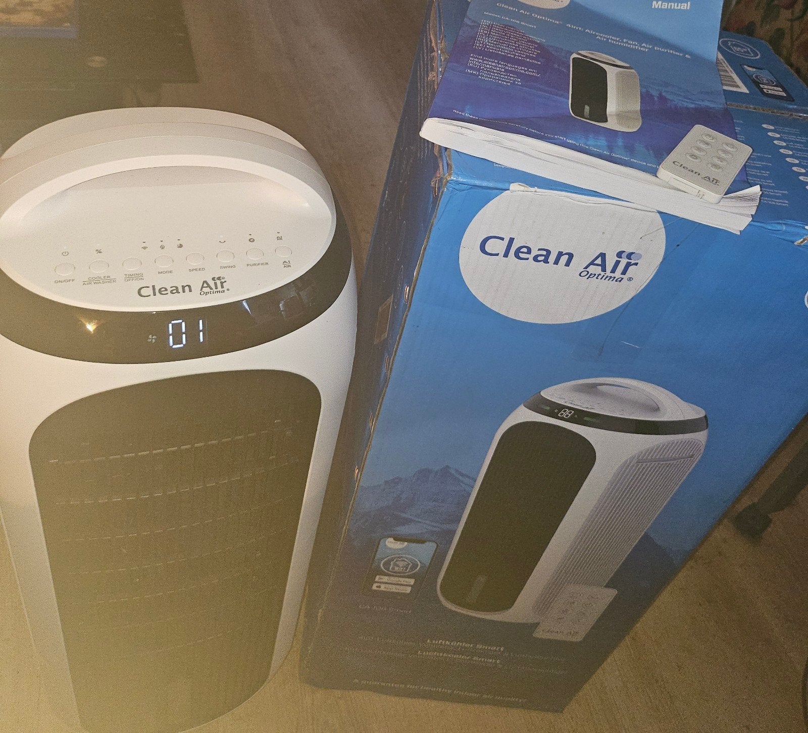 Clean(cool)Air Optima*4in1* CA-106 Smart"100€ last!! price, Ophalen, Zo goed als nieuw, Afstandsbediening