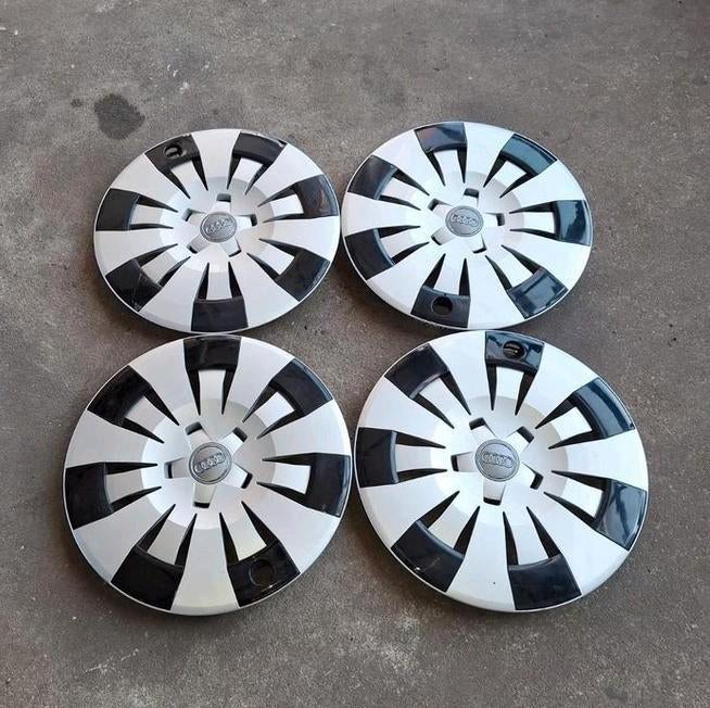Wieldoppen set origineel Audi 16", Auto diversen, Wieldoppen, Zo goed als nieuw, Ophalen of Verzenden