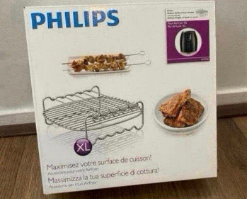 Philips Airfryer toebehoren grill, spies, nieuw, Ophalen of Verzenden, Nieuw