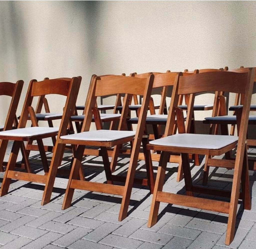 Vintage klapstoel - klapstoelen huren, Ophalen, Zo goed als nieuw, Overige