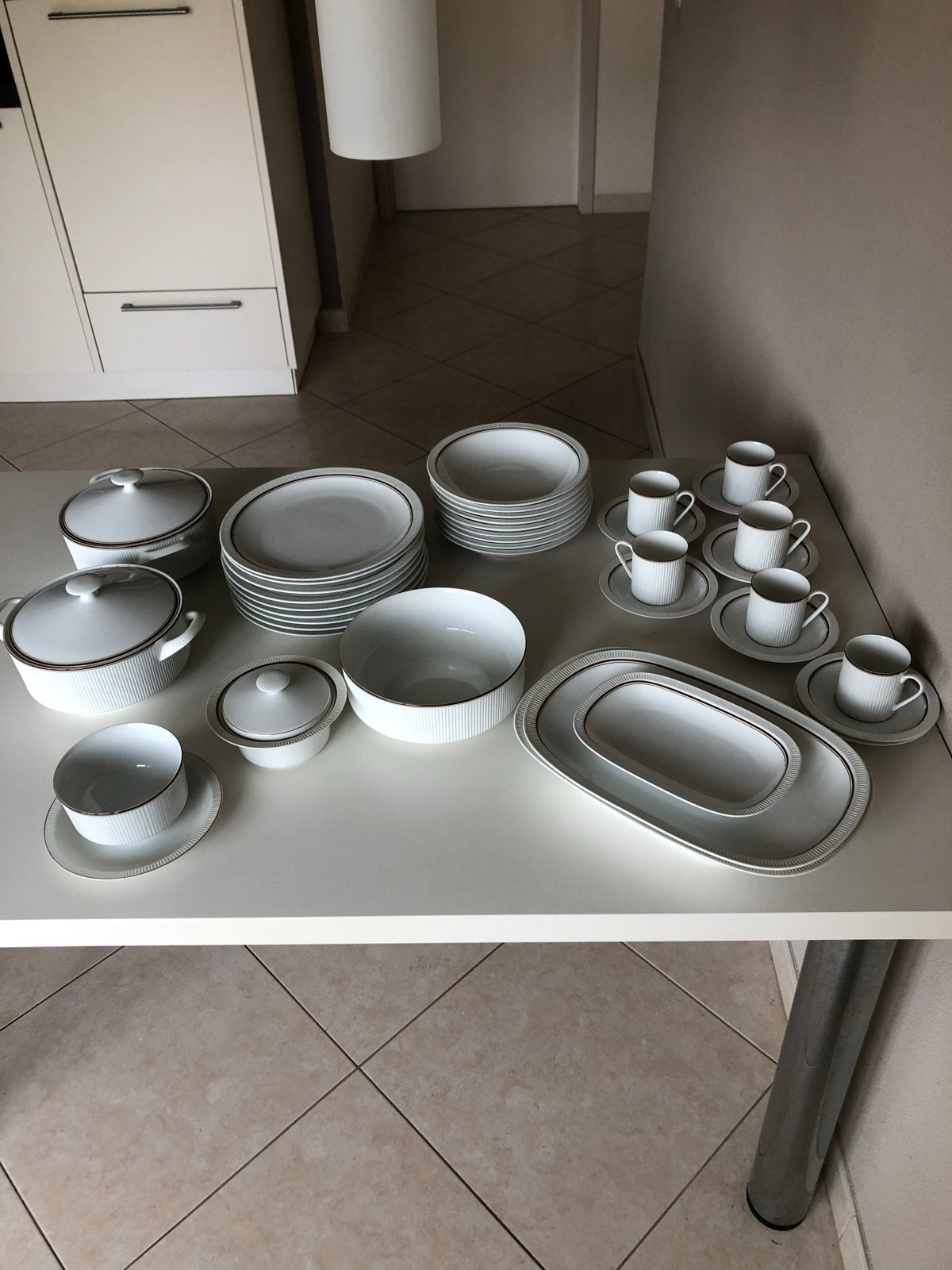 Vintage porseleinen Arzberg servies, Ophalen, Gebruikt, Arzberg, Vintage
