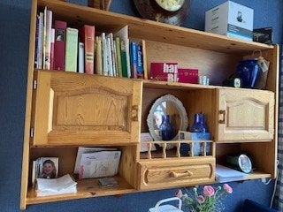Te koop grenen keuken buffetkastje om op te hangen, Huis en Inrichting, Ophalen, Gebruikt, Bruin, 50 tot 100 cm