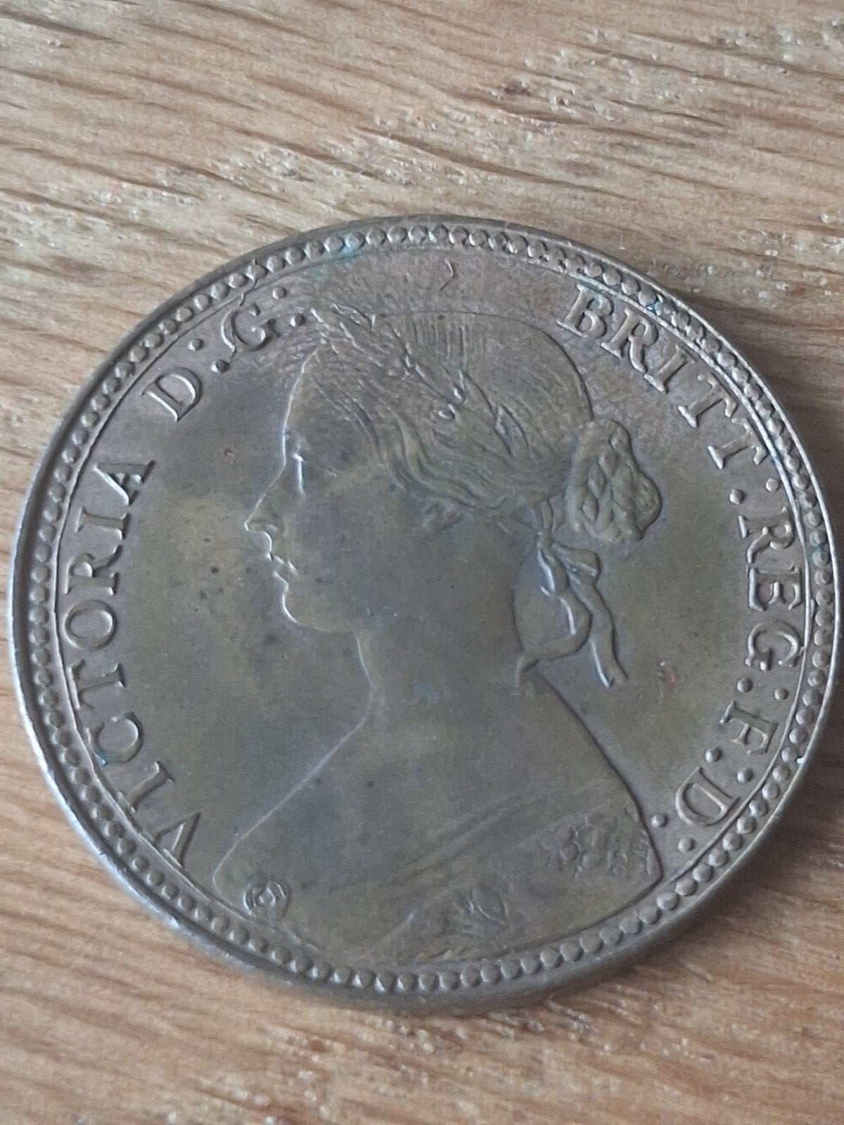 Victoria Half Penny 1860 - Britse Munt, Ophalen of Verzenden, Overige landen, Losse munt