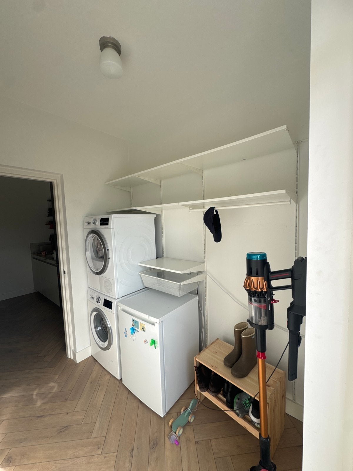 IKEA BOAXEL Kledingkast Combinatie - Flexibele Opbergruimte, Huis en Inrichting, Ophalen, Met plank(en), Gebruikt, 100 tot 150 cm