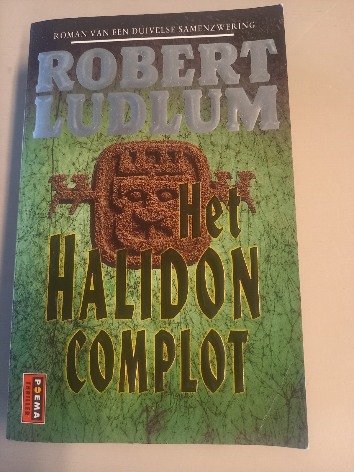 Het Halidon Complot - Robert Ludlum (Thriller), Boeken, Ophalen of Verzenden, Gelezen, Robert Ludlum, Nederland
