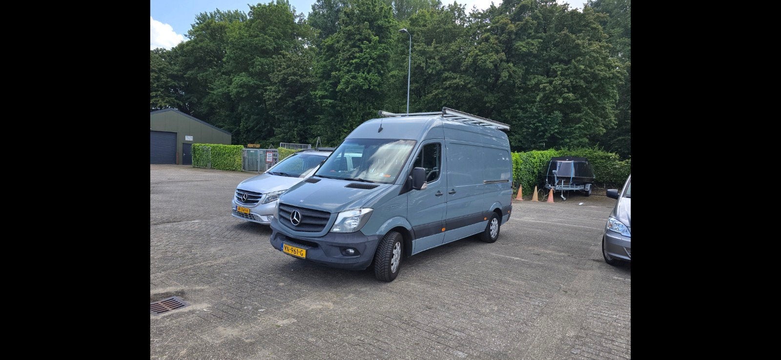 316cdi  L2H2 AUTOMAAT NAVI CAMERA STOELVERW 2 SCHUIFDEUREN L, Zwart, 4 cilinders, Blauw, Diesel