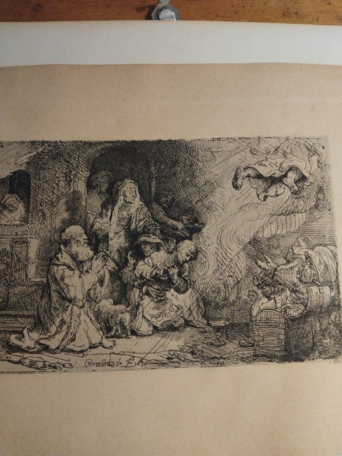 Rembrand van Rijn ets gedateerd 1641, Antiek en Kunst, Ophalen of Verzenden