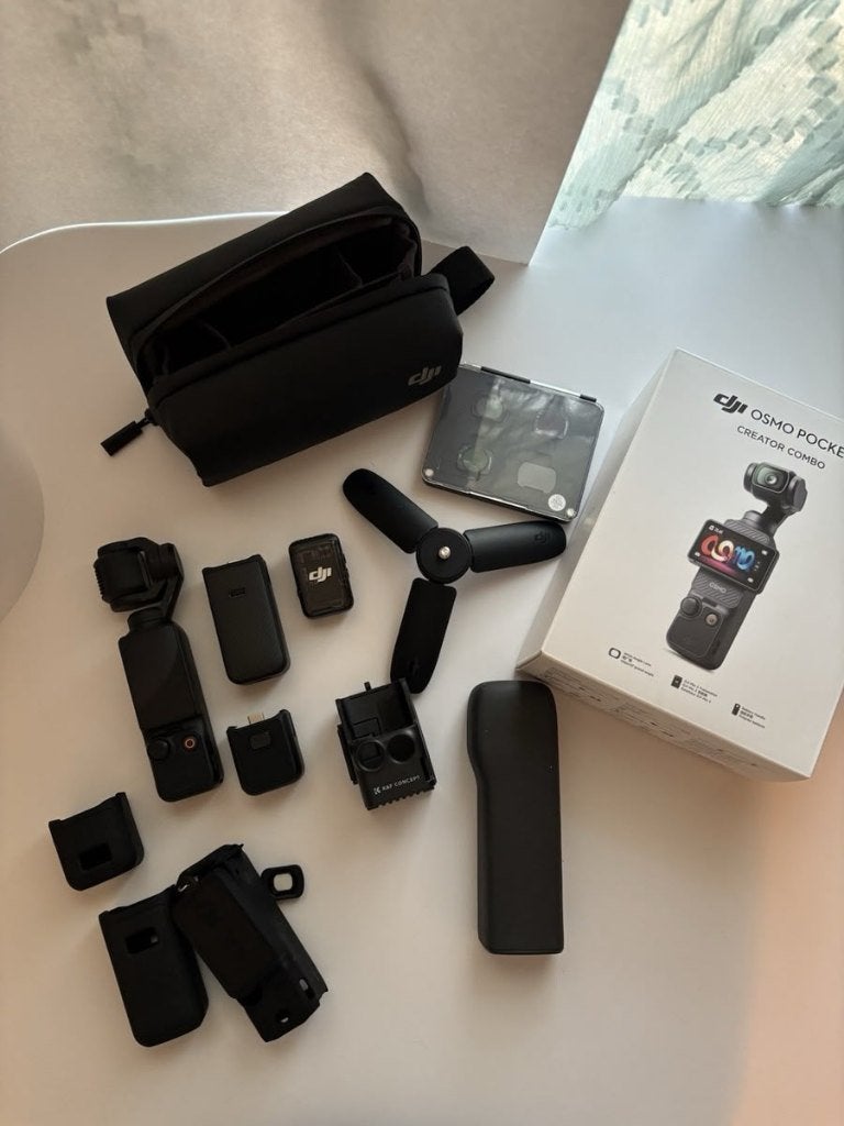 DJI Osmo Pocket 3 Creator Combo, Audio, Tv en Foto, Actiecamera's, Ophalen of Verzenden, Zo goed als nieuw, Overige merken