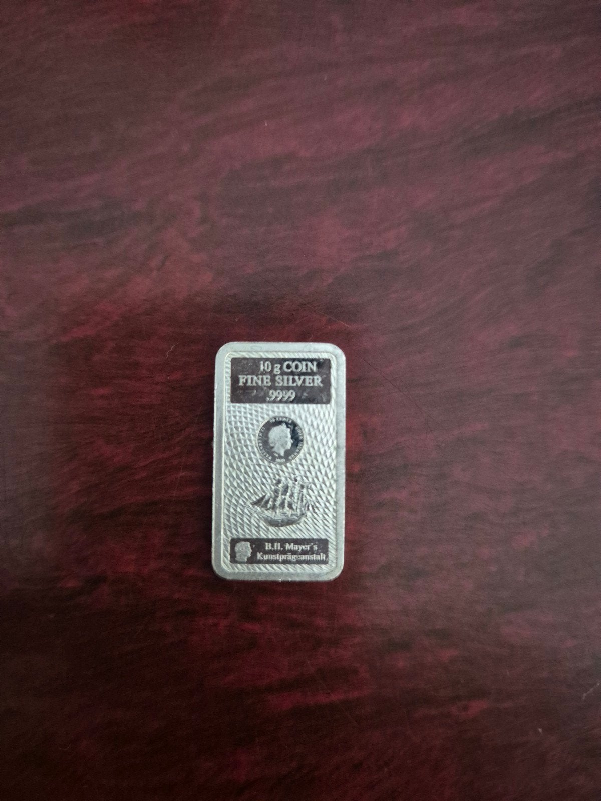 0.999 zilverbaar 10 gram Cook Islands, Postzegels en Munten, Edelmetalen en Baren, Ophalen of Verzenden, Zilver