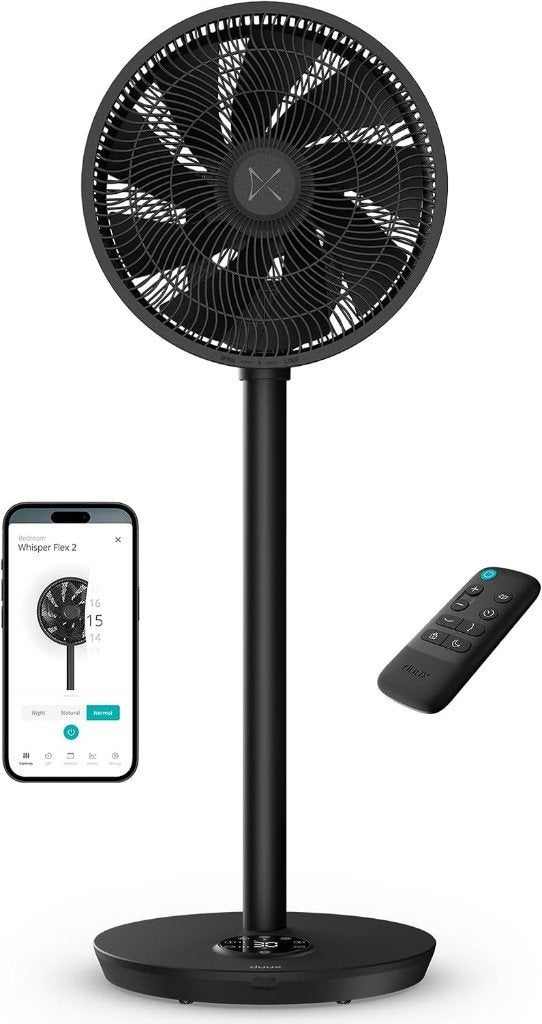 Duux Whisper Flex 2 Smart Fan, Witgoed en Apparatuur, Ventilatoren, Ophalen of Verzenden, Zo goed als nieuw, Statiefventilator