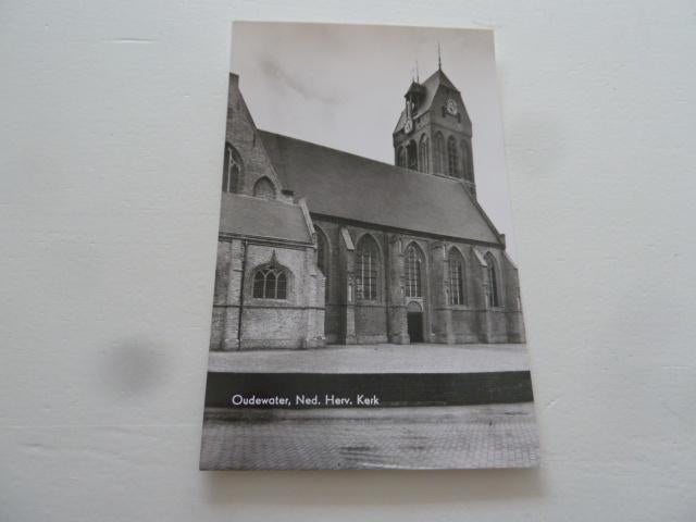 Oudewater circa 1960 Ned. Herv. Kerk, Ophalen of Verzenden, 1960 tot 1980, Ongelopen