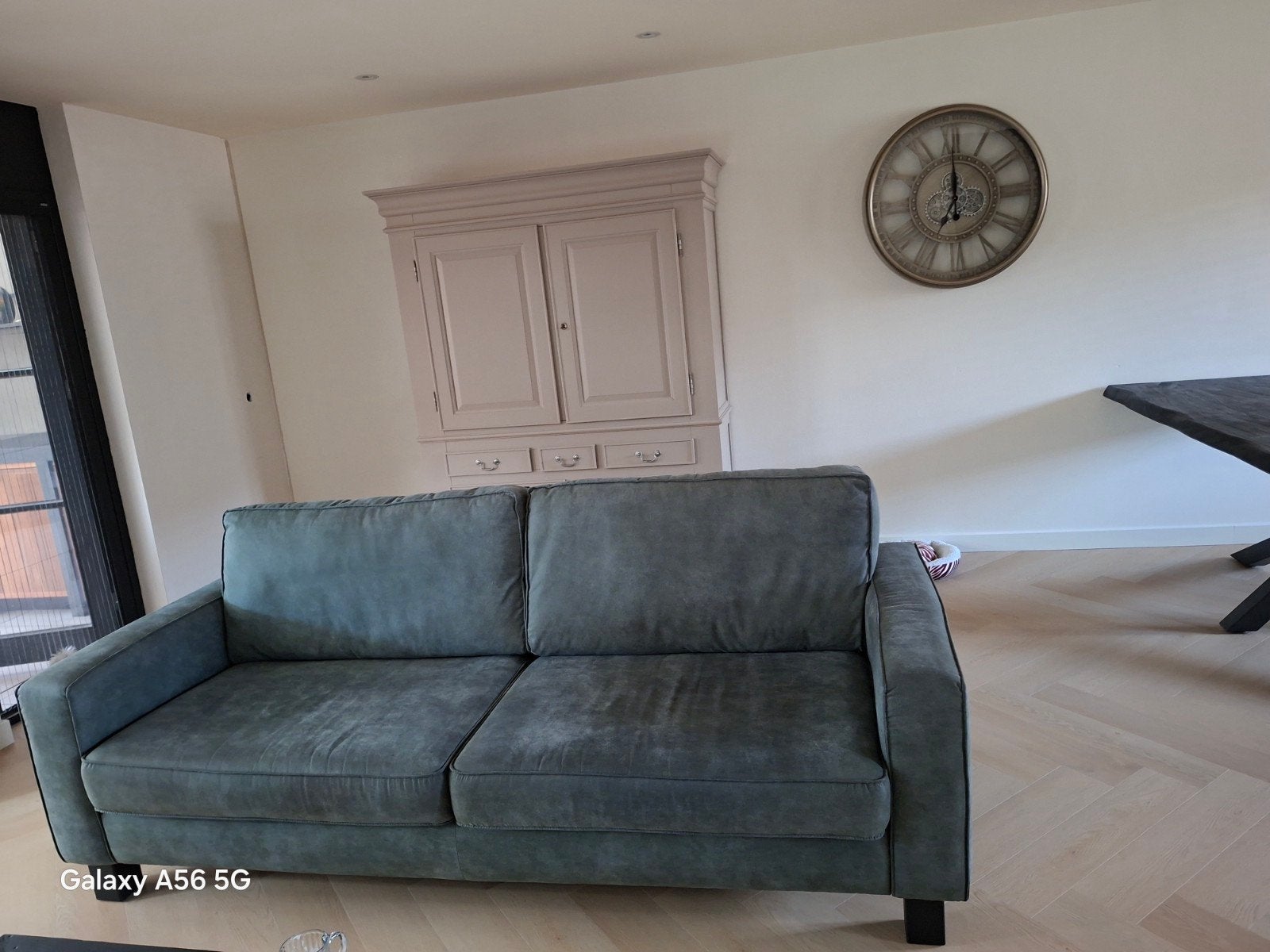 Mooie bank..zit heerlijk!, Huis en Inrichting, Overige materialen, 75 tot 100 cm, Ophalen of Verzenden, Zo goed als nieuw