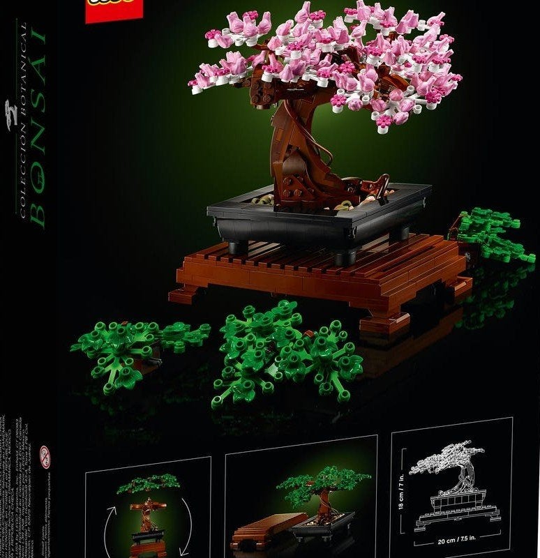 Te koop: Lego pakket compleet Botanical 10281 Bonsai boompje, Overige thema's, Lego, Ophalen of Verzenden, Zo goed als nieuw