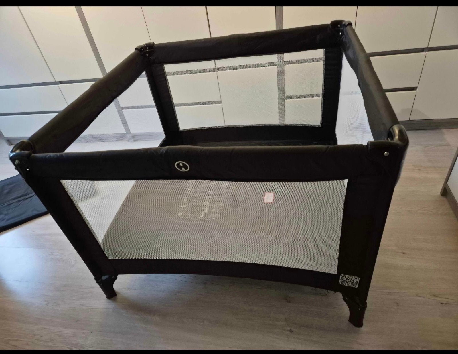 Compacte en opvouwbare box voor baby's en peuters, Ophalen, Gebruikt, Vierkant