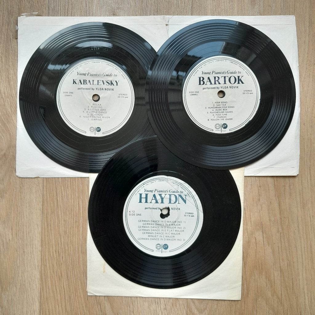 3x Young Pianist's Guide - Kabalevsky / Bartók / Haydn, Cd's en Dvd's, Vinyl | Klassiek, Gebruikt, Overige formaten, Overige typen