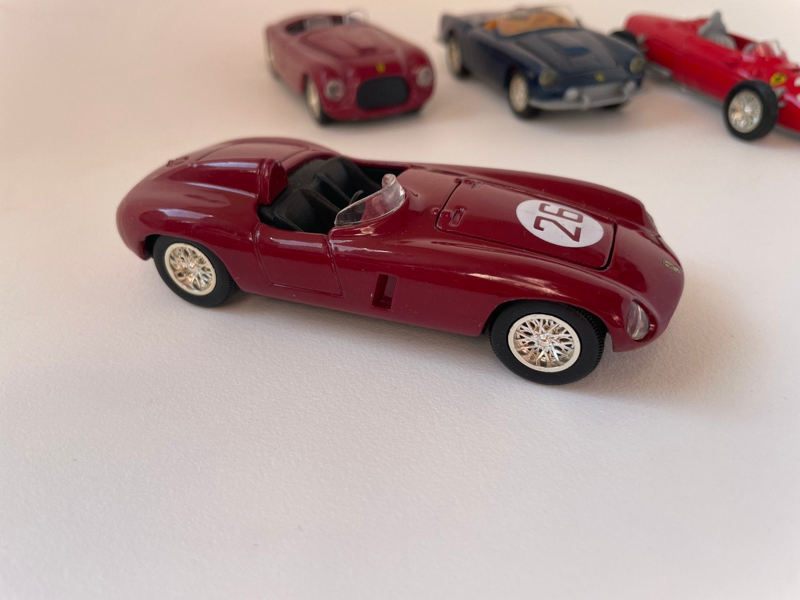 model Ferrari 750 Monza 1955 Ferrari donkerrood 1/36, Ophalen of Verzenden, Gebruikt, Auto
