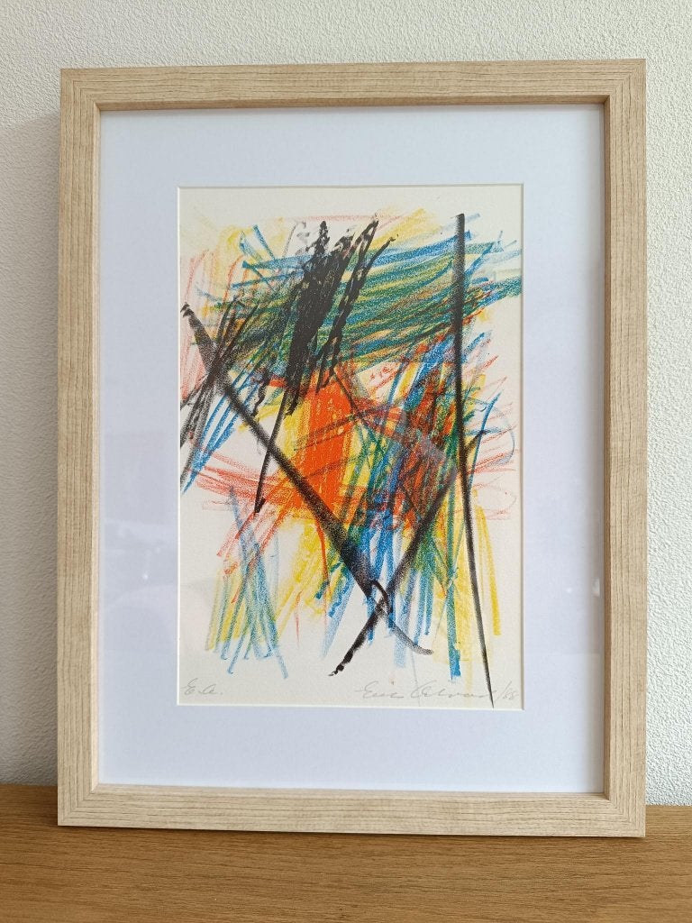 Vier litho's van Erik Ortvad, Ophalen of Verzenden