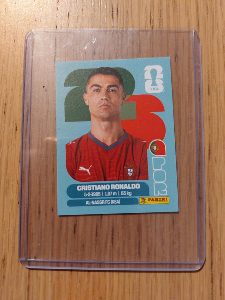 Panini 2026 Christiano Ronaldo sticker, Ophalen of Verzenden, Zo goed als nieuw, Sticker