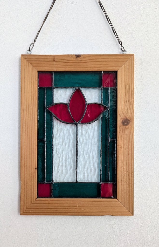 Oud tulpenraampje, Ophalen of Verzenden, Zo goed als nieuw, Glas