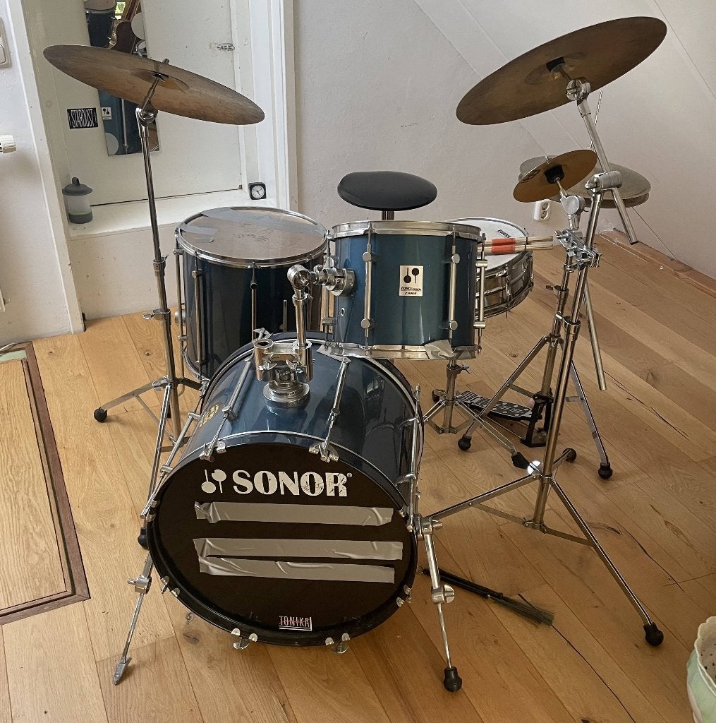 Drumstel (Sonor Force 2001), Muziek en Instrumenten, Ophalen, Gebruikt, Sonor