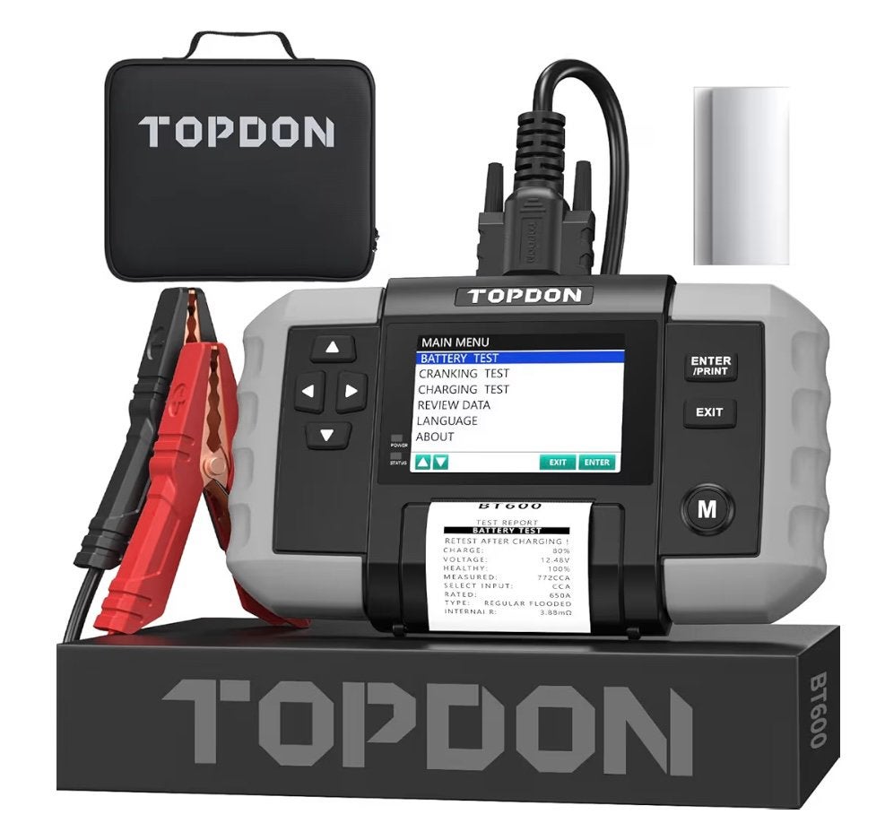 Topdon BT600 Accutester – Professionele Batterijtester, Ophalen of Verzenden