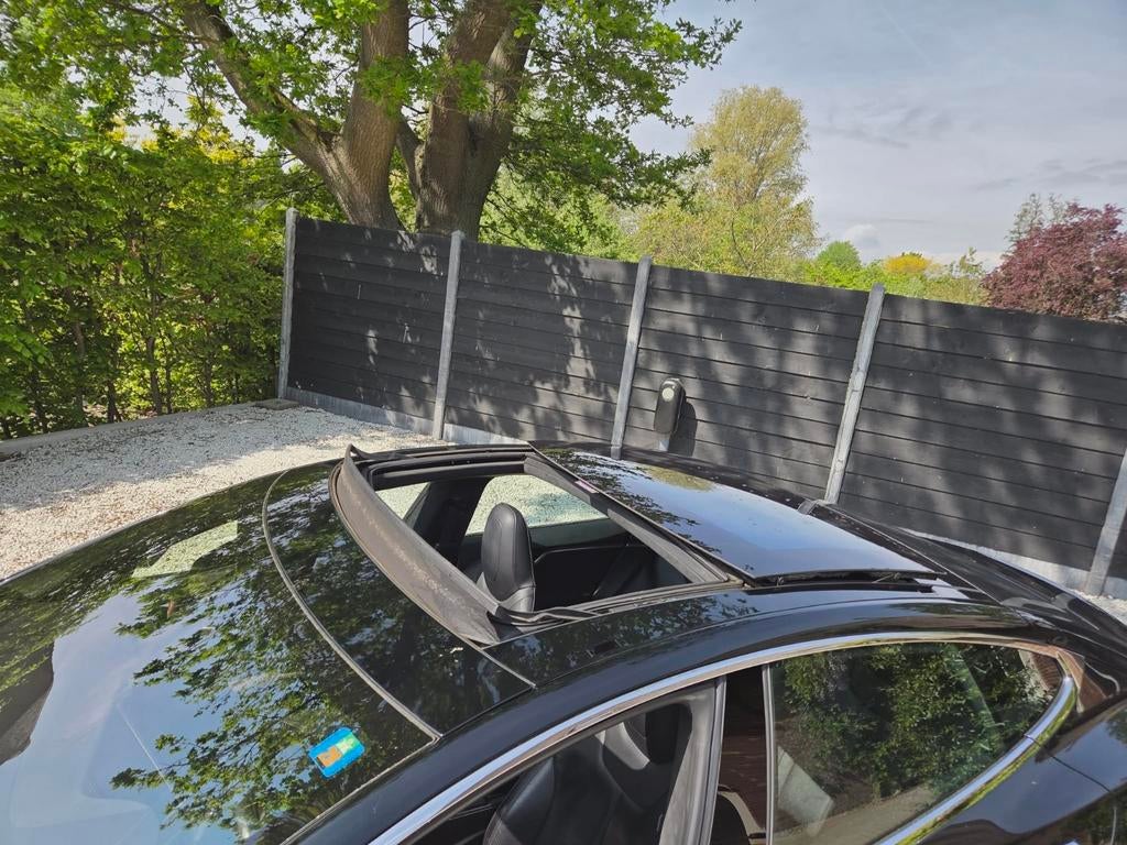 Tesla Model S 2015 Zwart, Auto's, Tesla, Zwart, Model S, Leder, Elektrisch