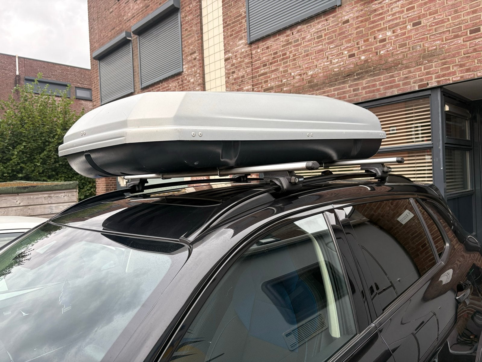 Hapro roady 450 Dakkoffer met thule dakdragers, Auto diversen, Dakkoffers, Ophalen, Gebruikt