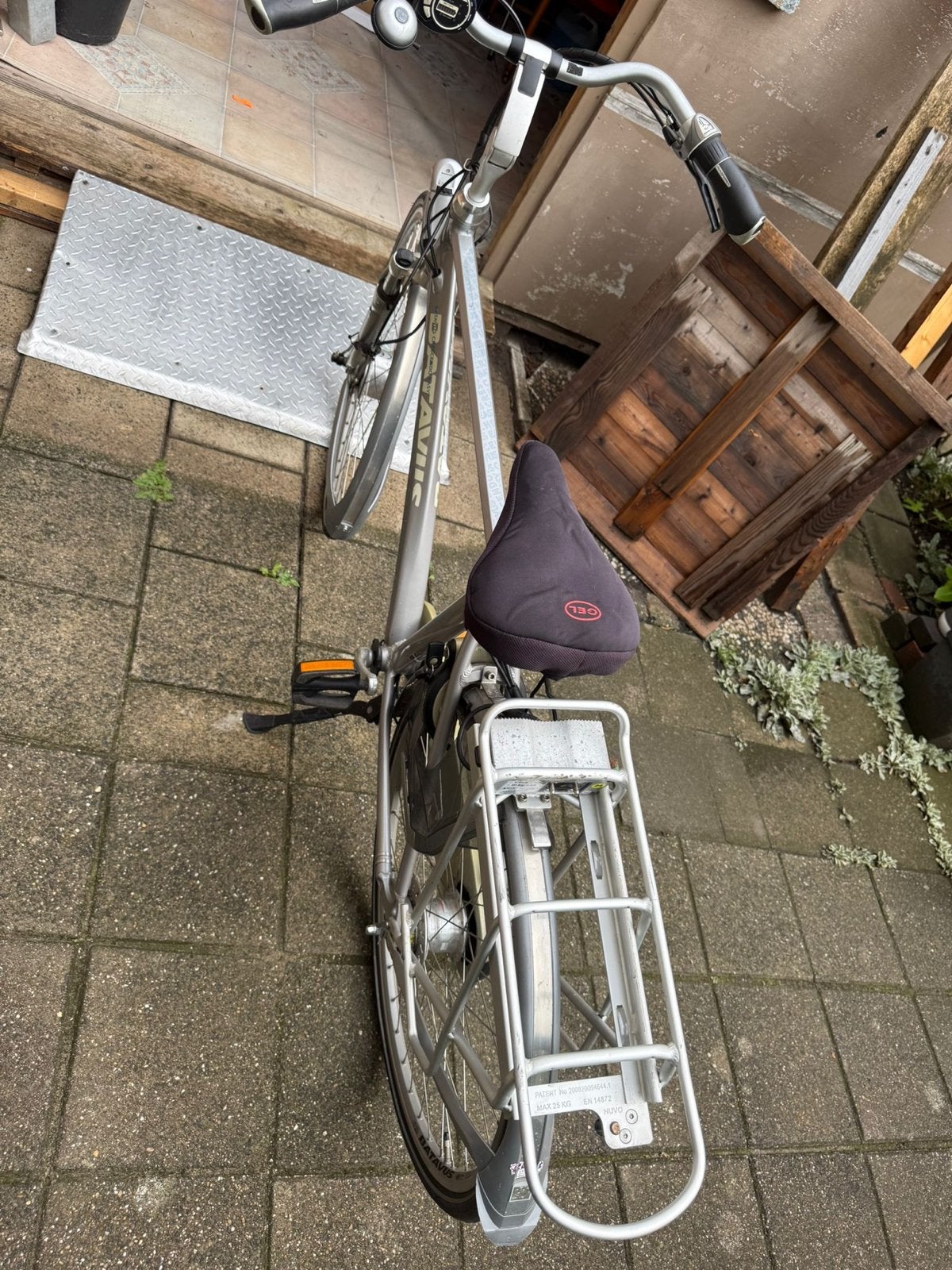 Batavus Crescendo Easy E-bike - Zilver, Fietsen en Brommers, Fietsen | Dames | Damesfietsen, Velgrem, Versnellingen, Batavus, Ophalen of Verzenden