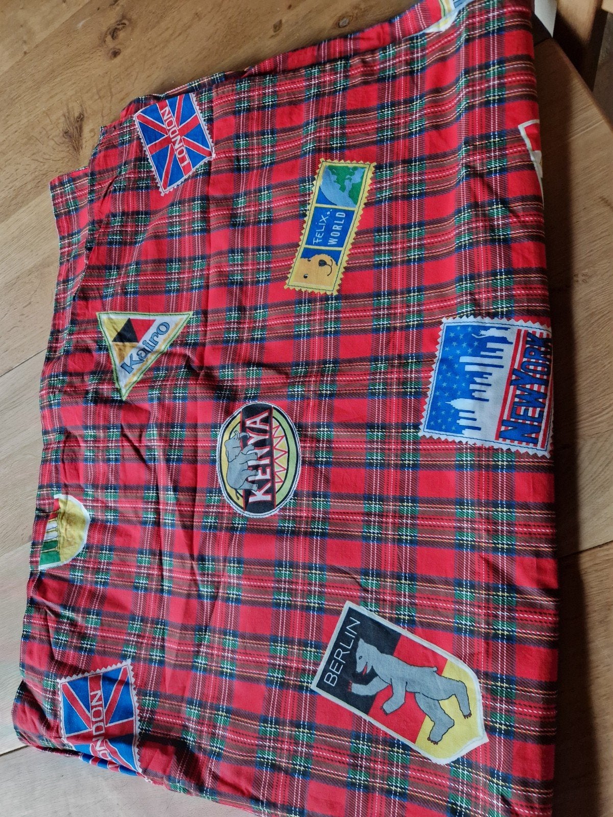 NIEUW DEKBEDOVERTREK 🍄 SPIEGELBURG FELIX TARTAN, Jongetje of Meisje, Dekbedovertrek, Nieuw, Ophalen of Verzenden
