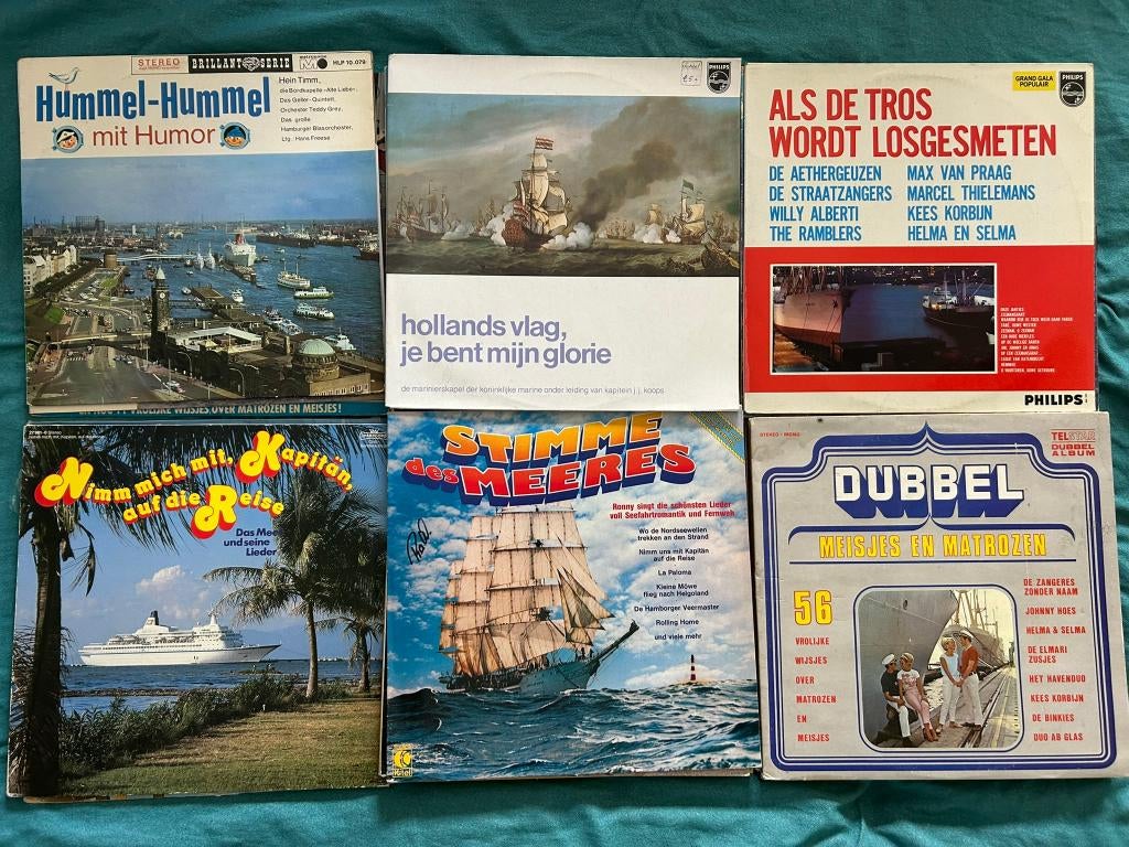 27 LP's Zeeman, Matrozen en Haven (ook per stuk te koop), Gebruikt, 1980 - 1989, Ophalen of Verzenden, Pop