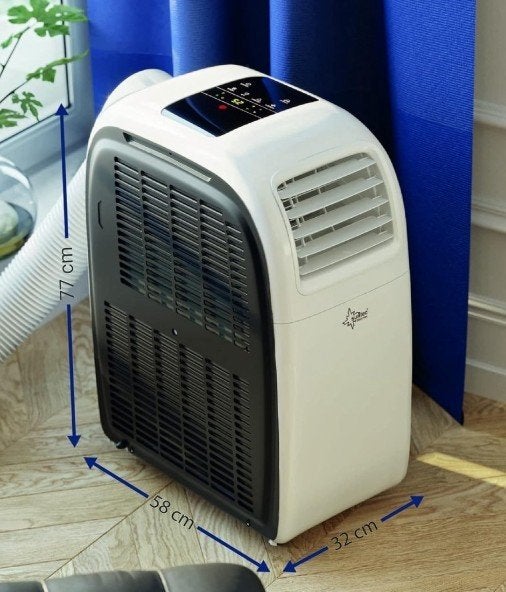 Eurom Coolperfect 180 Mobiele airco - 12000 BTU & verwarmen, Witgoed en Apparatuur, Airco's, Ophalen, Koelen en Ontvochtigen, Timer