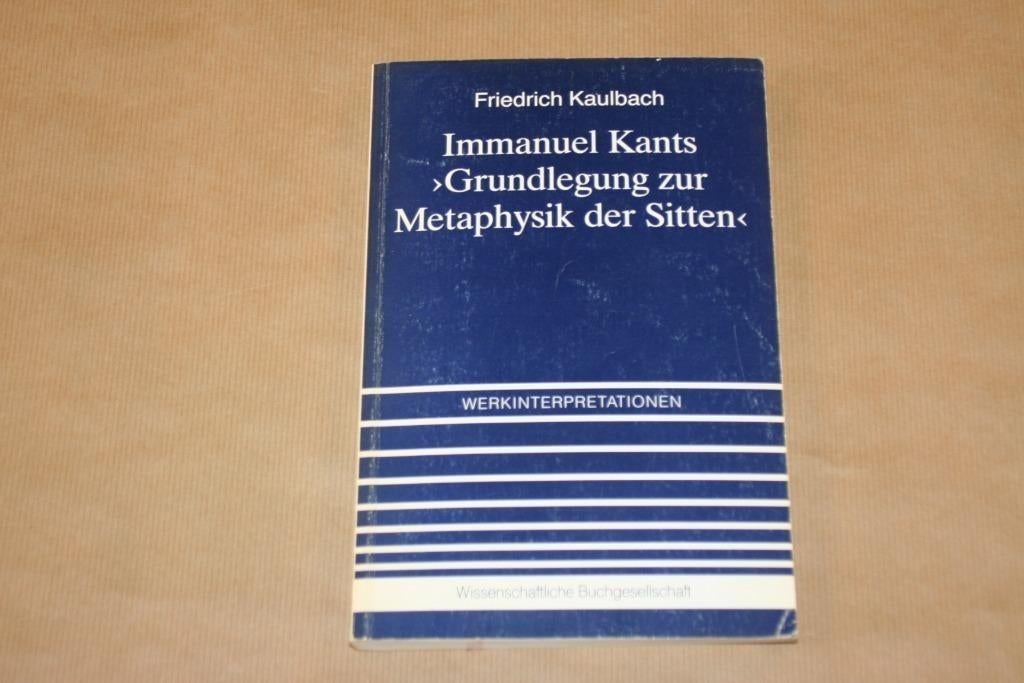 Immanuel Kants Grundlegung zur Metaphysik der Sitten, Ophalen of Verzenden, Gelezen