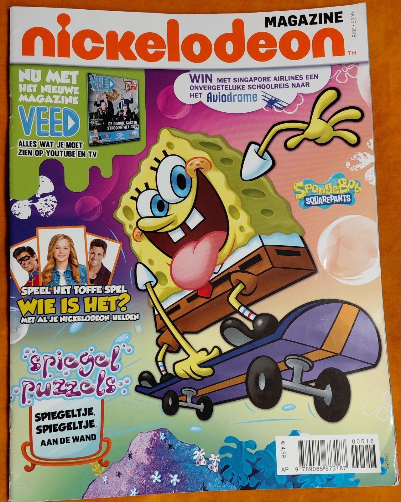 Nickelodeon Magazine - nummer 5. 2016, Ophalen of Verzenden, Gelezen, Overige typen