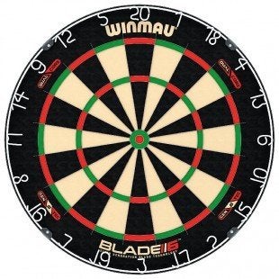 Winmau blade 6 Dual Core dartbord à € 84,95/st, Sport en Fitness, Darts, Ophalen of Verzenden, Nieuw, Dartbord