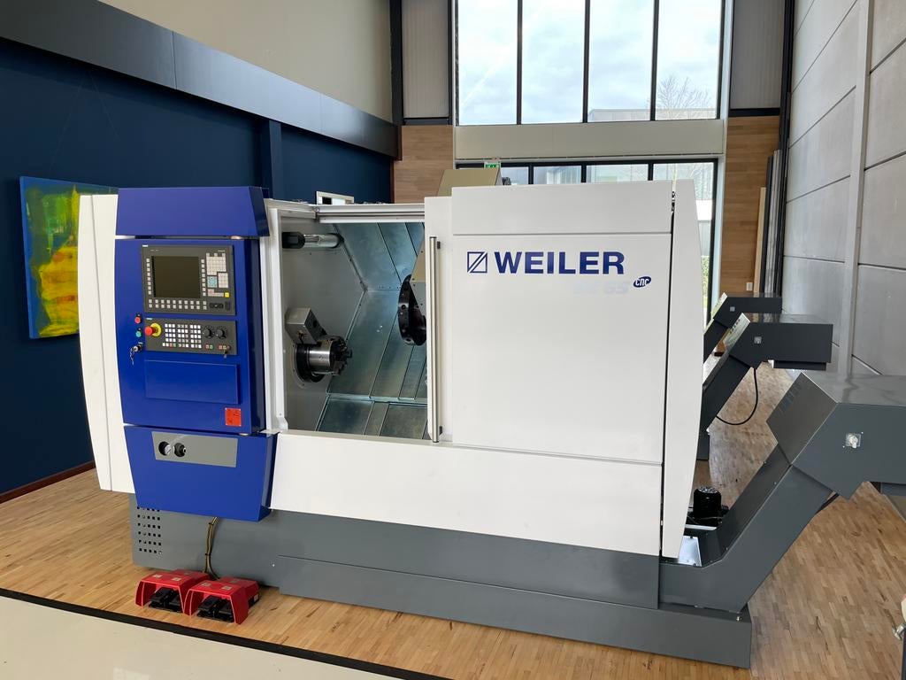 Weiler DZ 65 CNC Draaibank, Doe-het-zelf en Verbouw, Draaibanken, Ophalen, Zo goed als nieuw, Metaaldraaibank