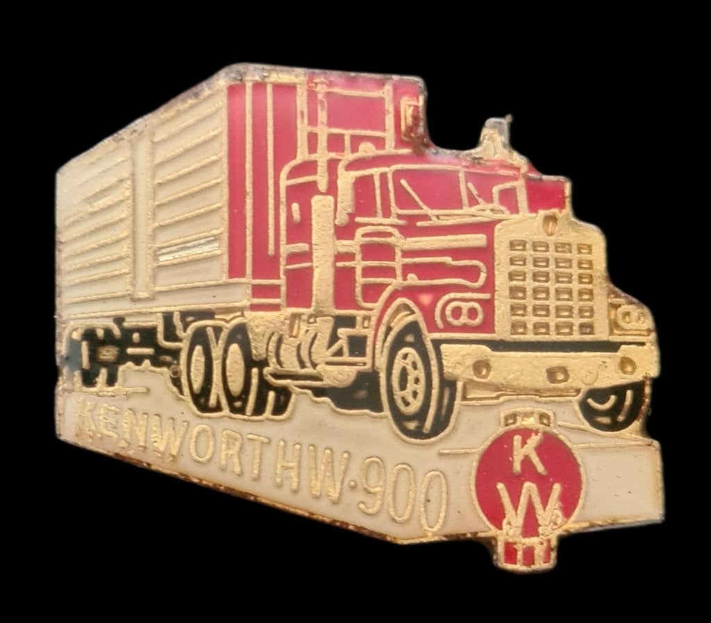 Kenworth HW-900 pin- rood epoxy, Verzenden, Nieuw, Transport, Speldje of Pin
