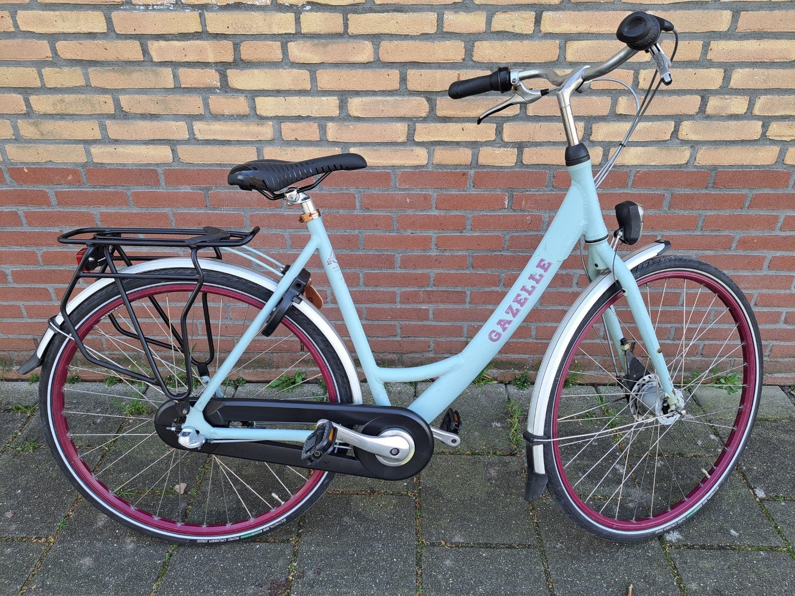 Gazelle Esprit damesfiets, 3 versnellingen, nieuwe banden., Fietsen en Brommers, Fietsen | Dames | Damesfietsen, Ophalen, Versnellingen