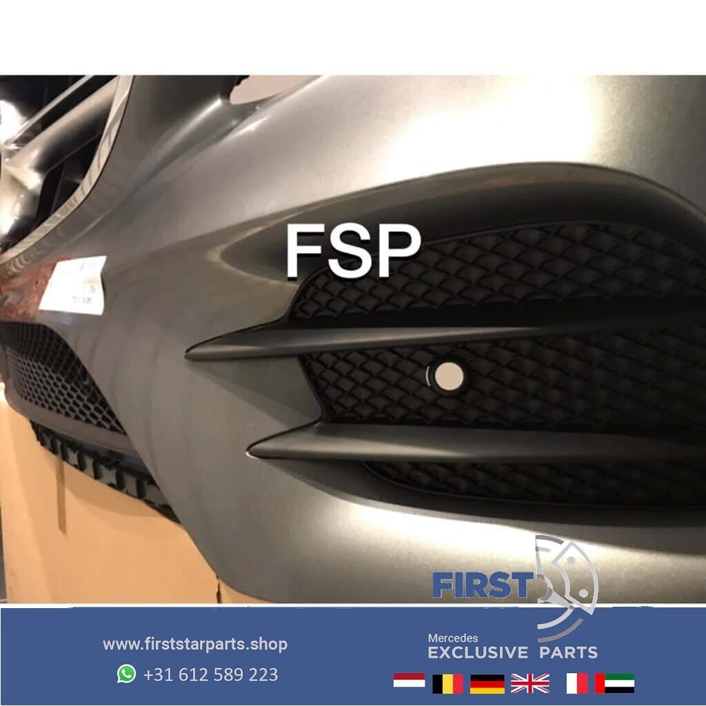 W213 W238 E43 E53 AMG VOORBUMPER GRIJS + GT GRIL Mercedes E, Gebruikt, -, Voor, Ophalen of Verzenden