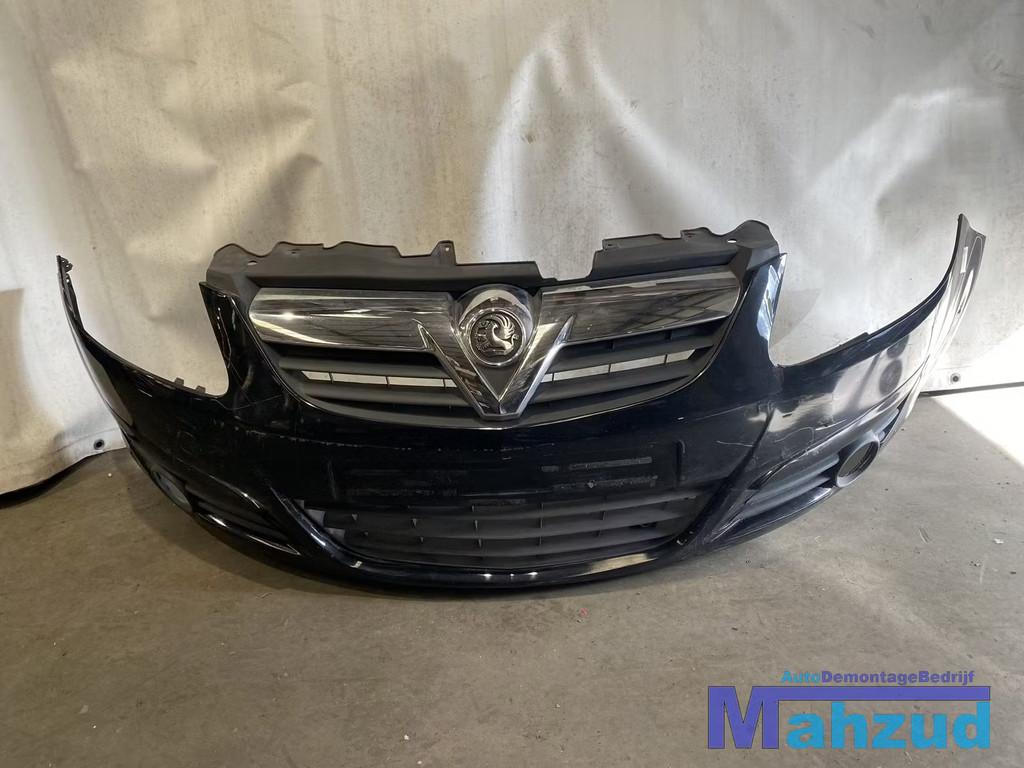 OPEL CORSA D Zwart voorbumper, Gebruikt, Voor, Opel Automobile GmbH, Ophalen of Verzenden