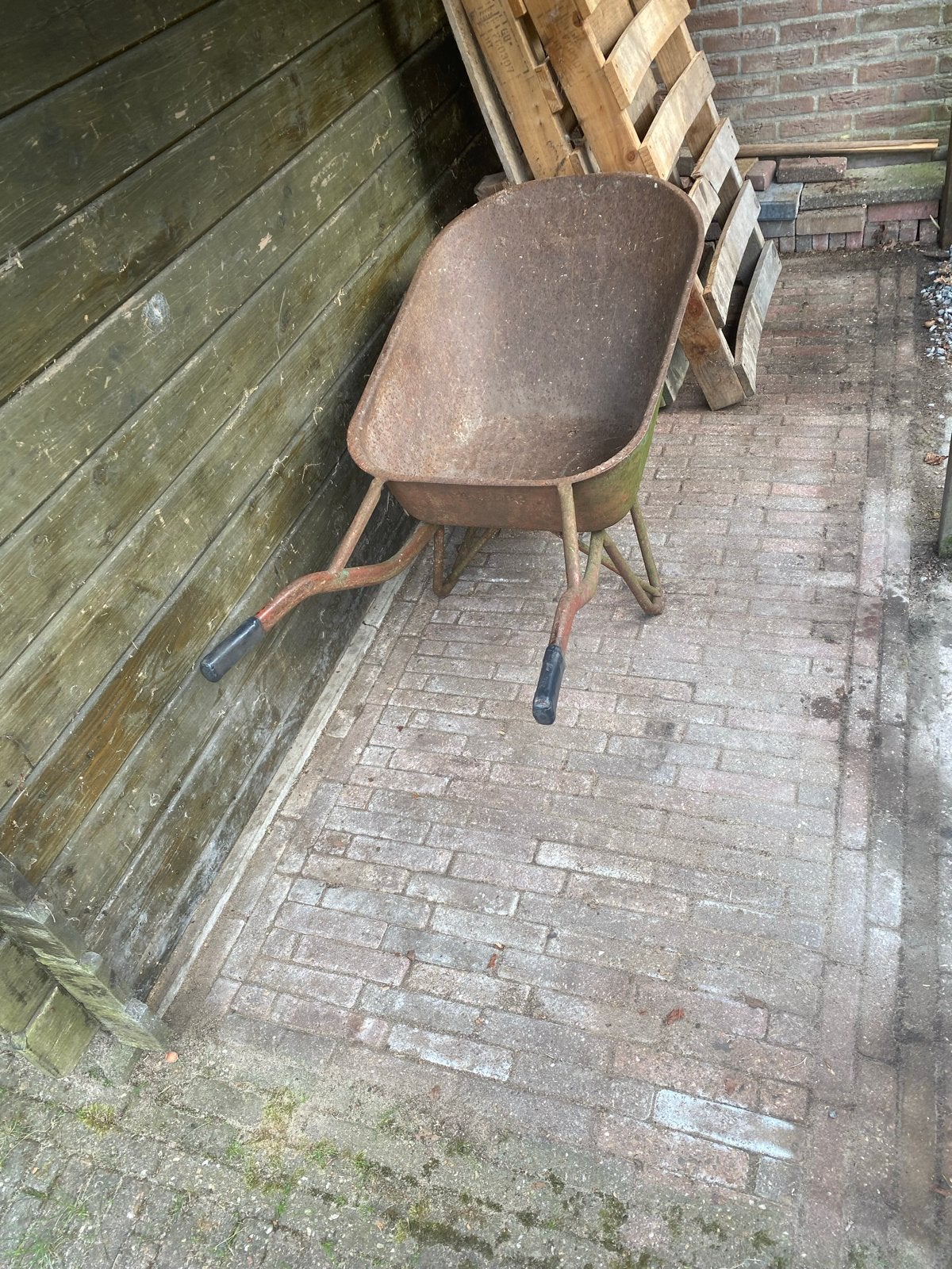 Betonwaaltjes 8m2, Tuin en Terras, Tegels en Klinkers, Ophalen, Gebruikt, Klinkers, 5 tot 10 m²