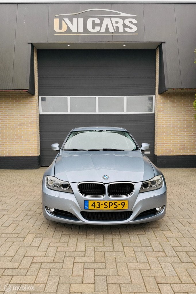 BMW 3-serie 318i 2.0 Corporate Lease|Navi|Cruis|Clima|2011|, Euro 5, Zwart, 4 cilinders, Blauw