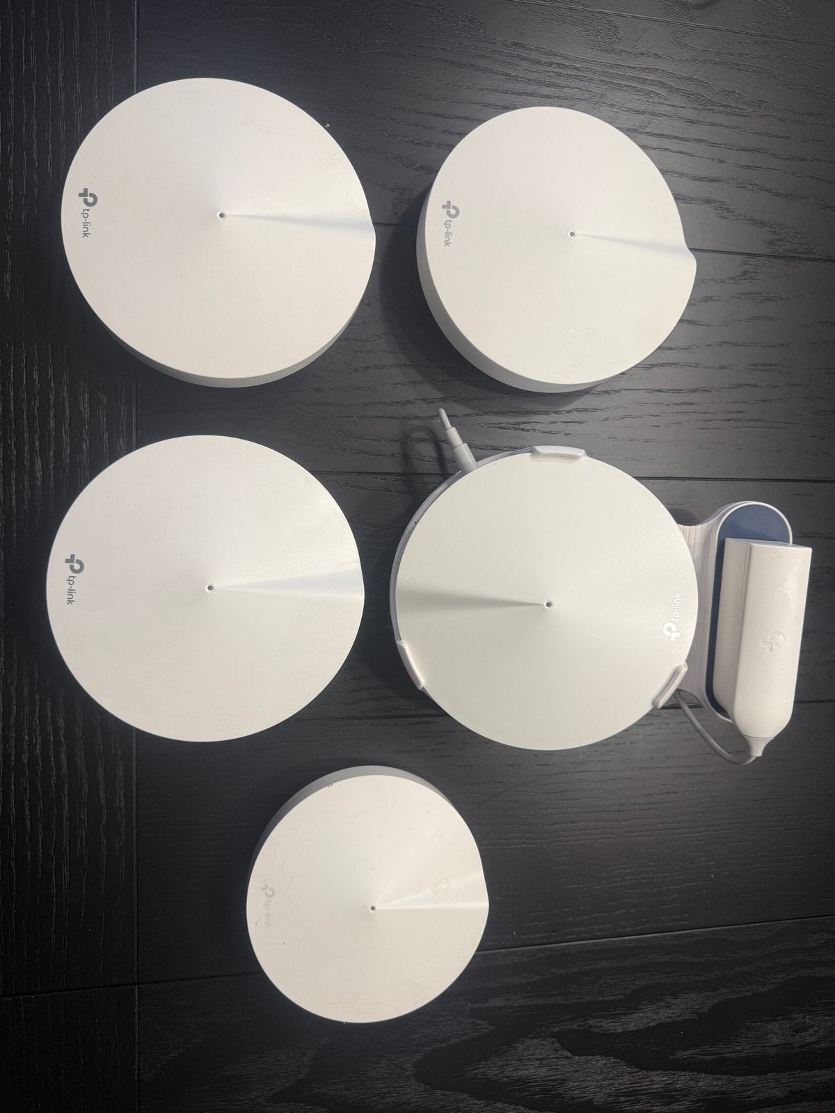 TP-Link Deco M9 Plus (4x) & M5 (1x) Mesh WiFi Systeem, Ophalen of Verzenden, Gebruikt, Router