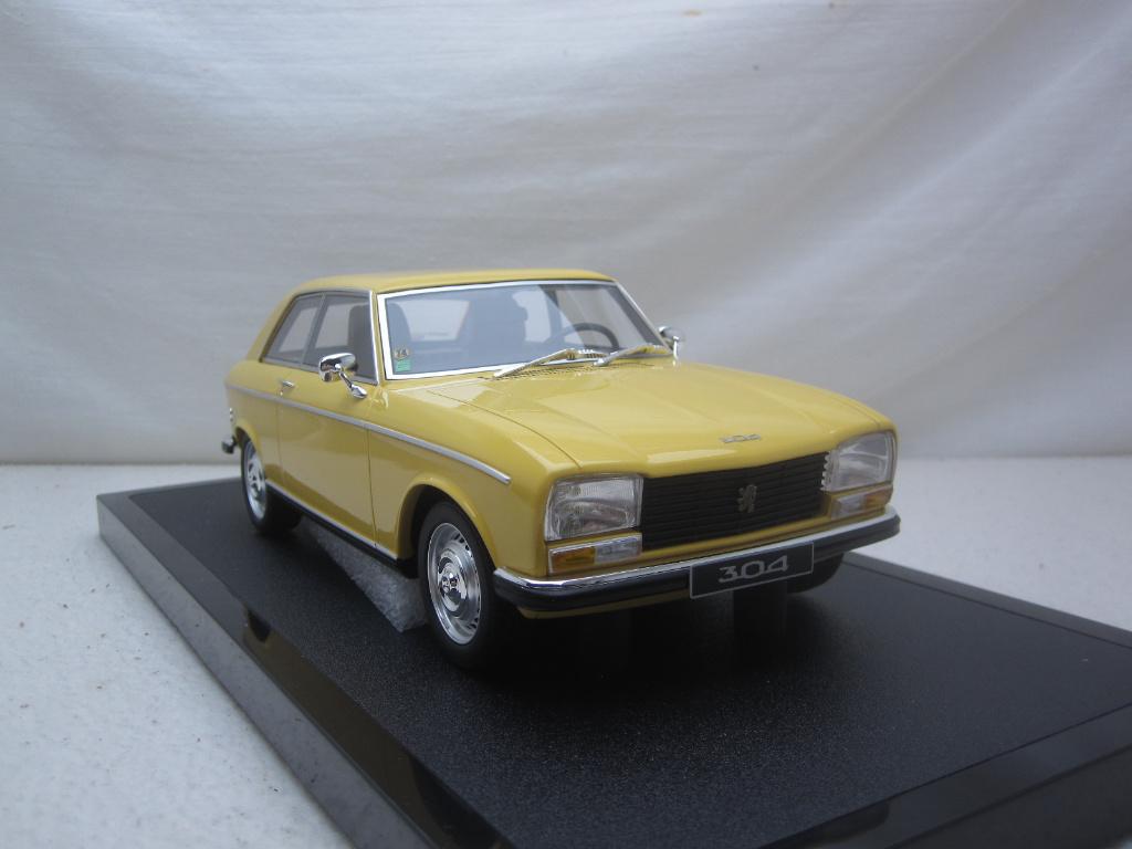 Peugeot 304 S Coupé  1972 Jaune 1:18 OttO-Mobile, Hobby en Vrije tijd, Modelauto's | 1:18, Ophalen of Verzenden, Nieuw, Auto, OttOMobile