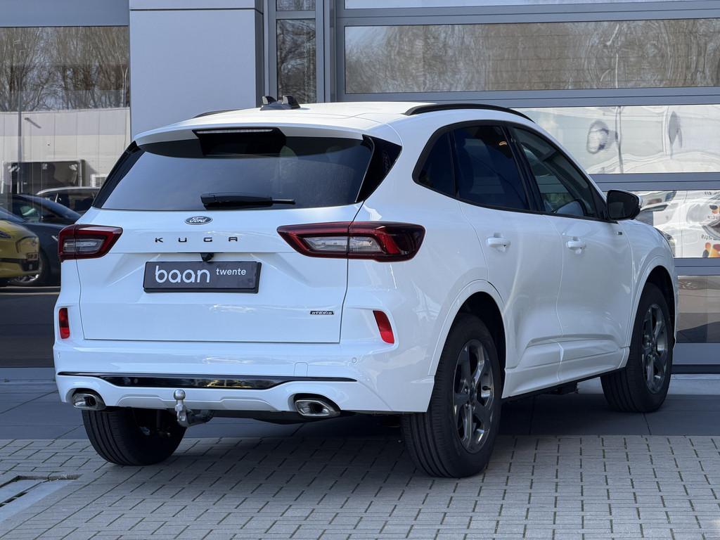 Ford Kuga 2.5 PHEV ST-Line | Trekhaak wegkl. | Driver ass. P, 12 maanden, Zwart, 4 cilinders, Wit