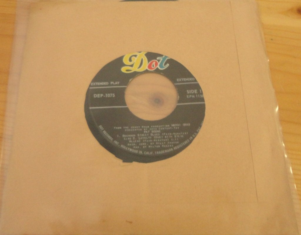 Pat Boone > Bourlon Street Blues, Ophalen of Verzenden, Gebruikt, 7 inch, Pop