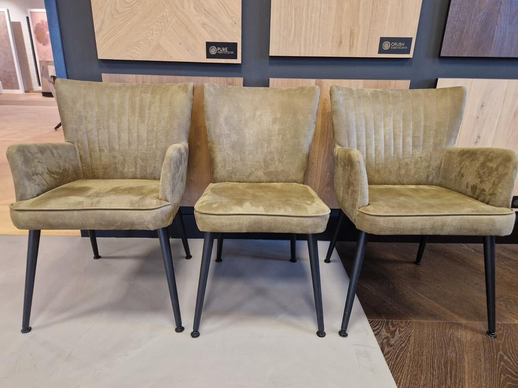 Nouvion nieuwe stoelen met Guarda Moss bekleding, Ophalen, Overige kleuren, Drie, Nieuw