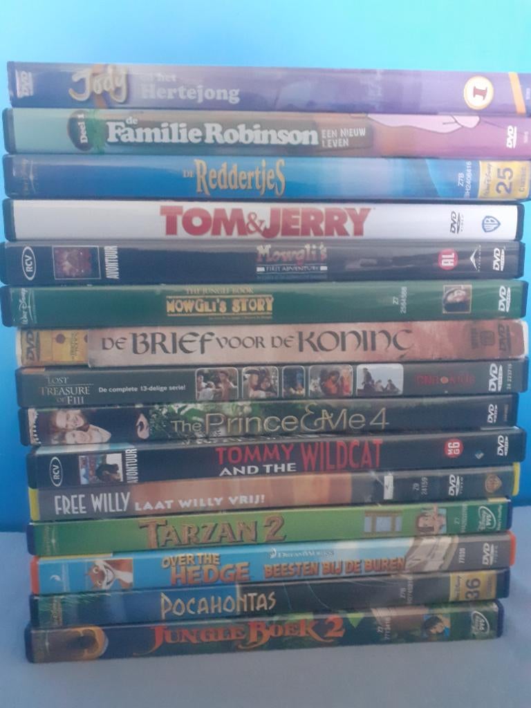 Jody en het hertejong familie Robinson Tarzan2 Jungle Book2, Alle leeftijden, Ophalen of Verzenden, Zo goed als nieuw