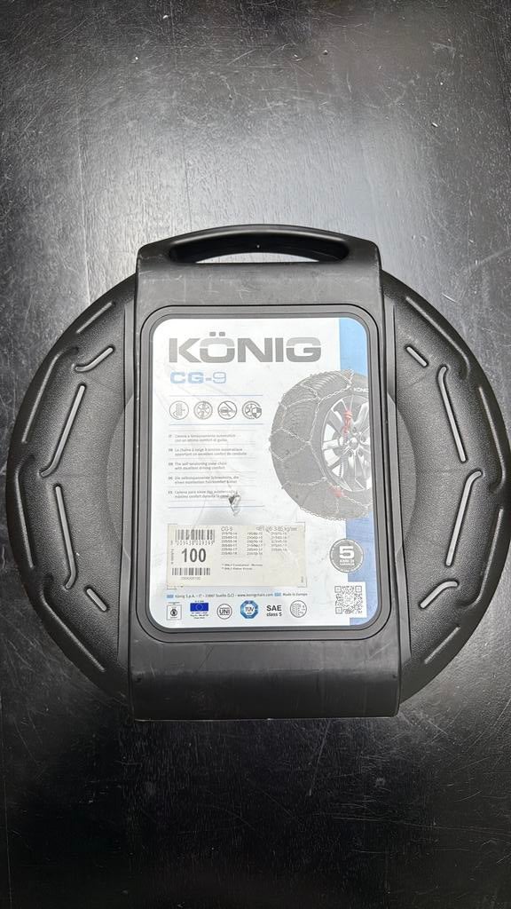 Sneeuwkettingen König CG-9 100, Ophalen of Verzenden, Zo goed als nieuw